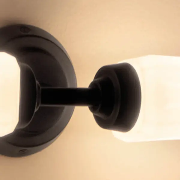 Truby 2-Light Vanity Light in Black - Image 12