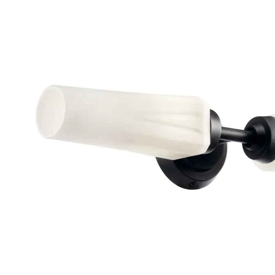 Truby 2-Light Vanity Light in Black - Image 4