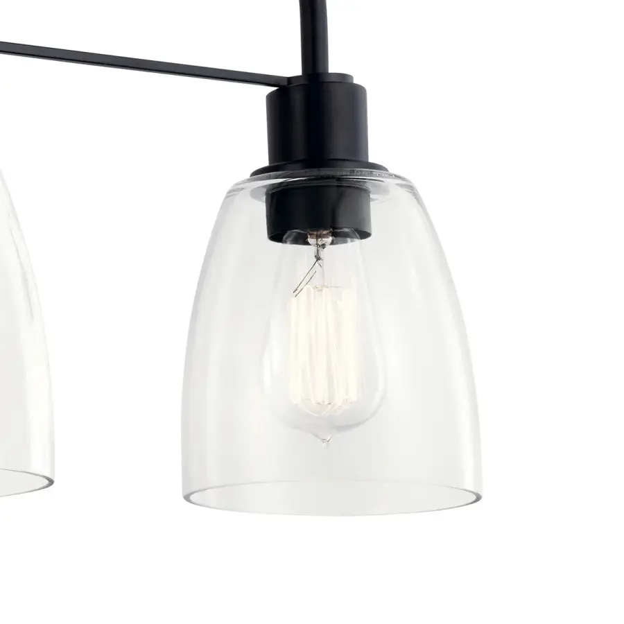 Meller 3-Light Vanity Light in Black - Image 3