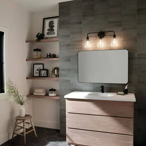 Meller 3-Light Vanity Light in Black - Image 8