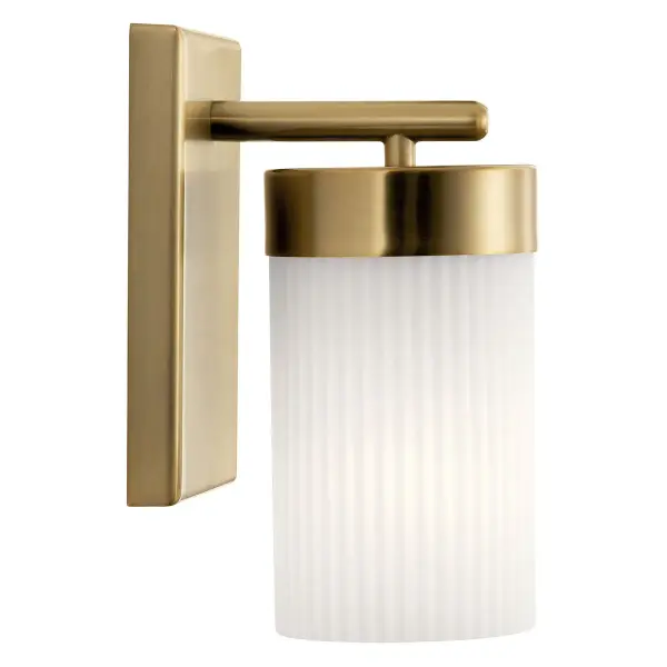 Ciona Wall Sconce in Brushed Natural Brass - Image 3