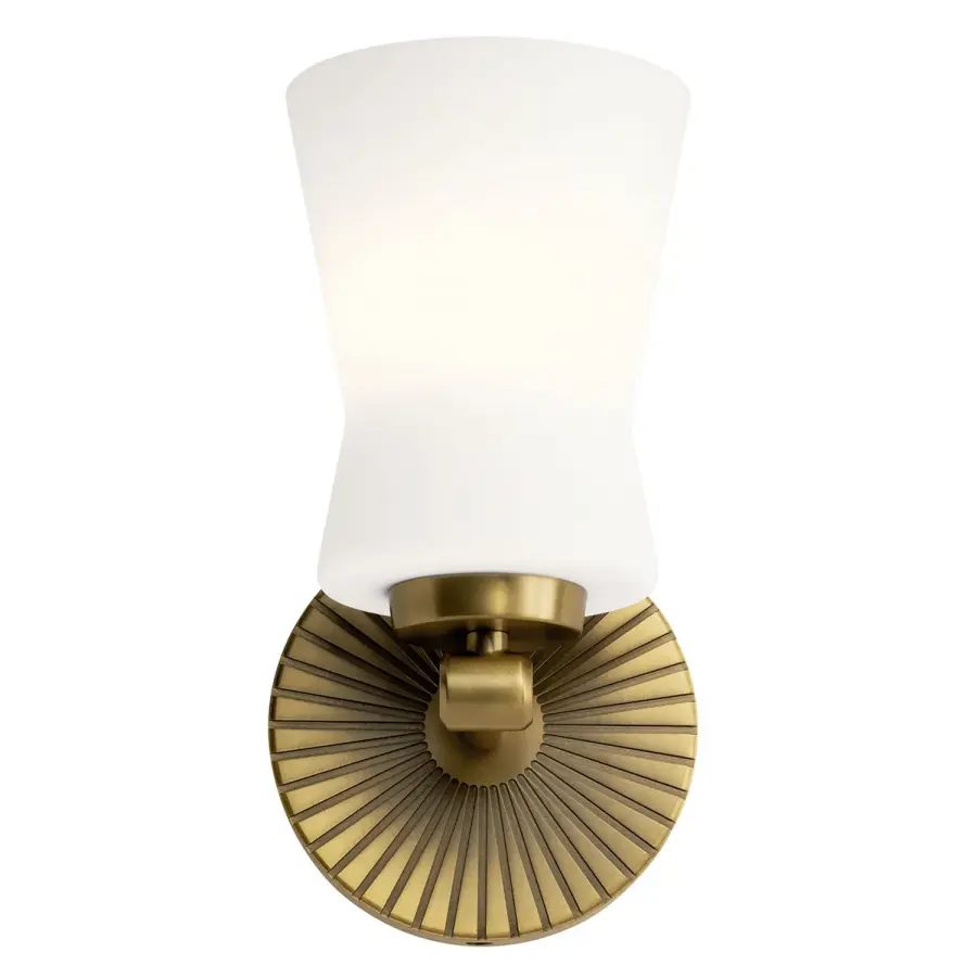 Brianne Wall Sconce in Brushed Natural Brass - Image 2