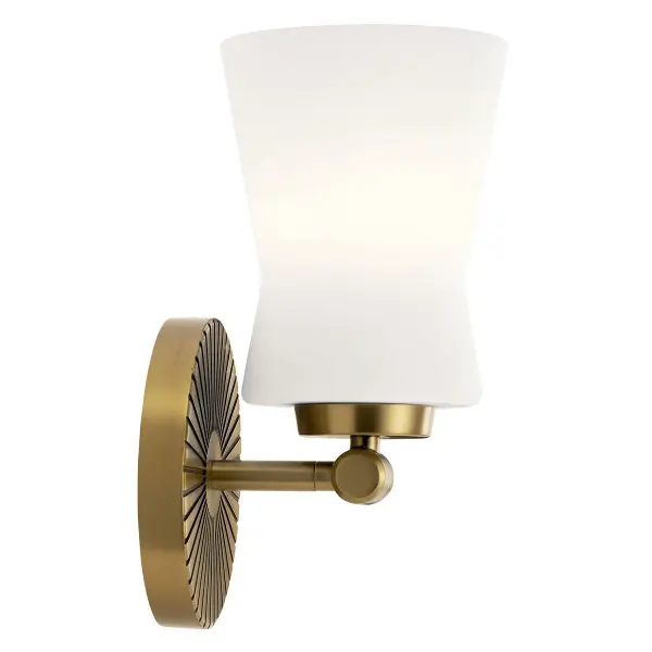 Brianne Wall Sconce in Brushed Natural Brass - Image 3