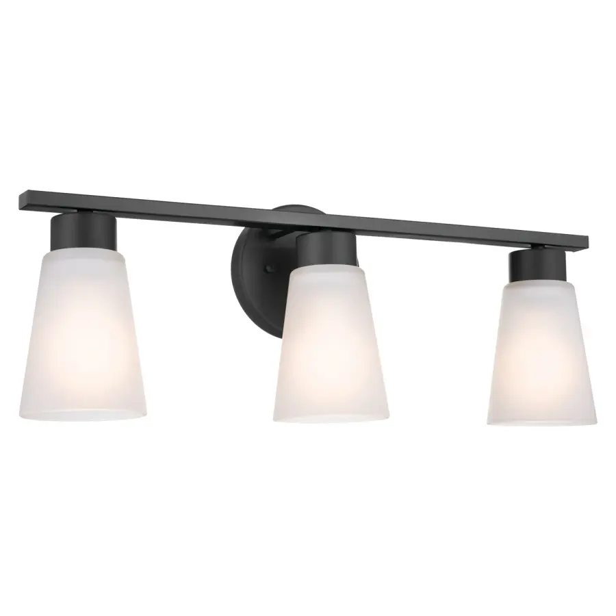 Stamos 3-Light Bath Vanity in Black