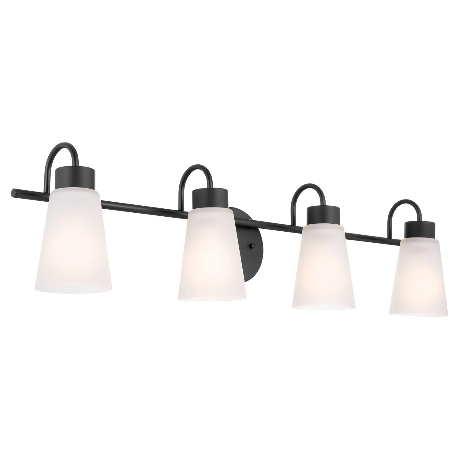 Erma 4-Light Bath Vanity in Black