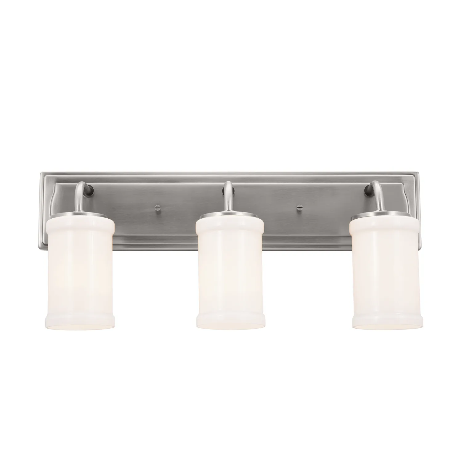 Vetivene 3-Light Bath Vanity in Classic Pewter