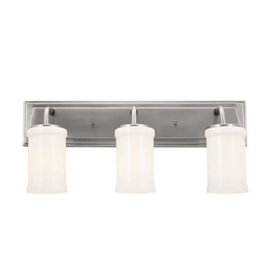 Vetivene 3-Light Bath Vanity in Classic Pewter