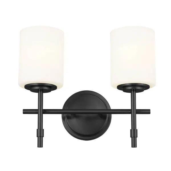 Ali 2-Light Vanity Light in Black - Image 3