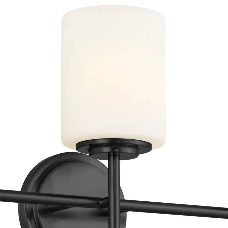 Ali 3-Light Vanity Light in Black - Image 2