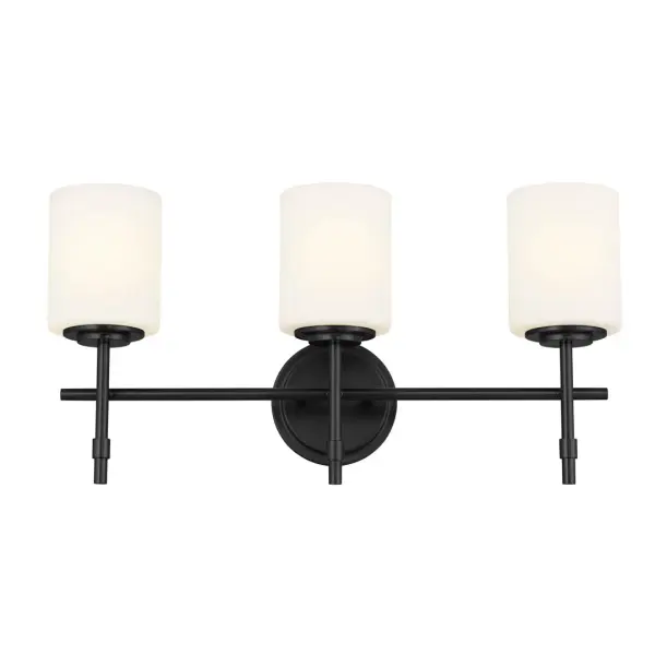 Ali 3-Light Vanity Light in Black - Image 3