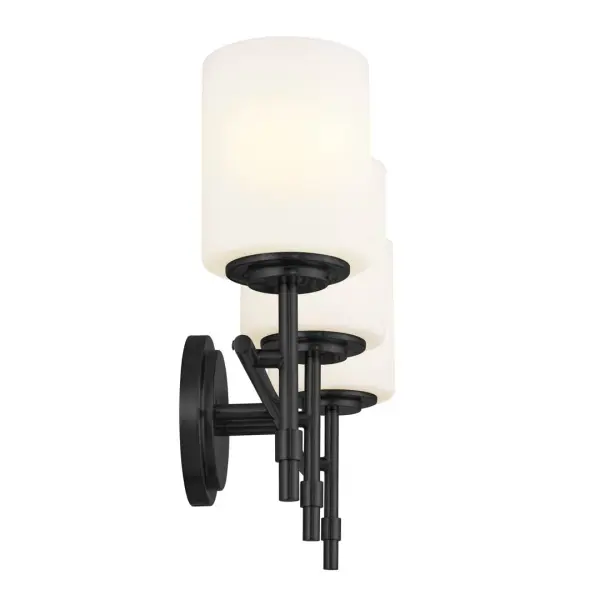 Ali 3-Light Vanity Light in Black - Image 4