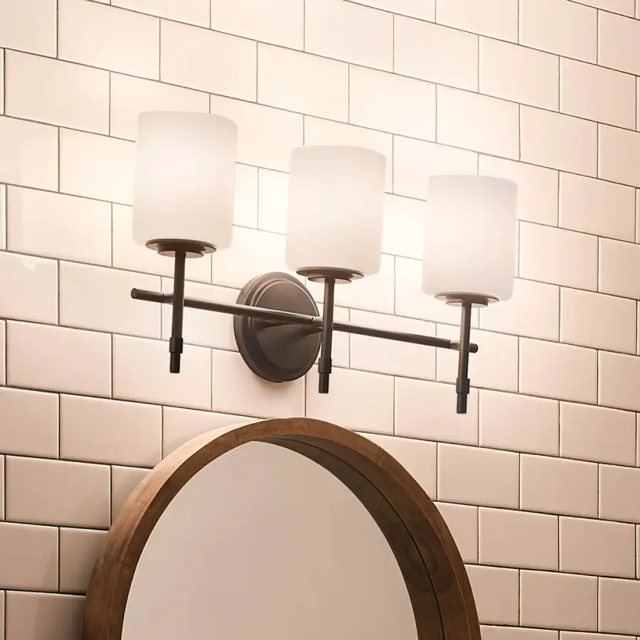 Ali 3-Light Vanity Light in Black - Image 6