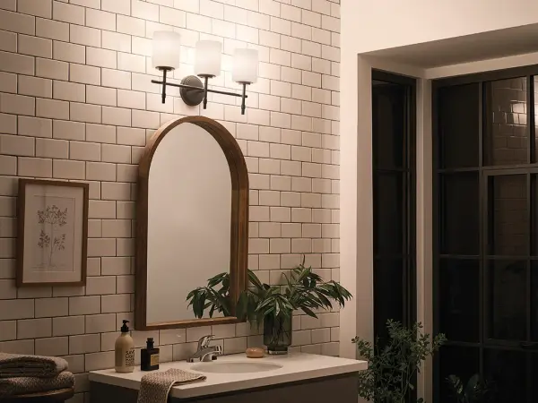 Ali 3-Light Vanity Light in Black - Image 8