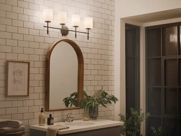 Ali 4-Light Vanity Light in Black - Image 8