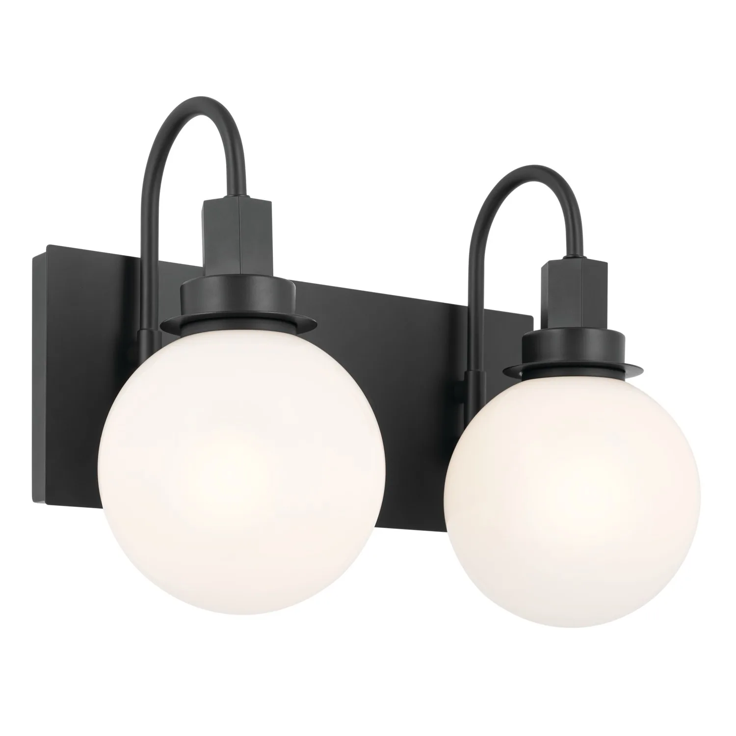 Hex Two Light Bath Vanity in Black