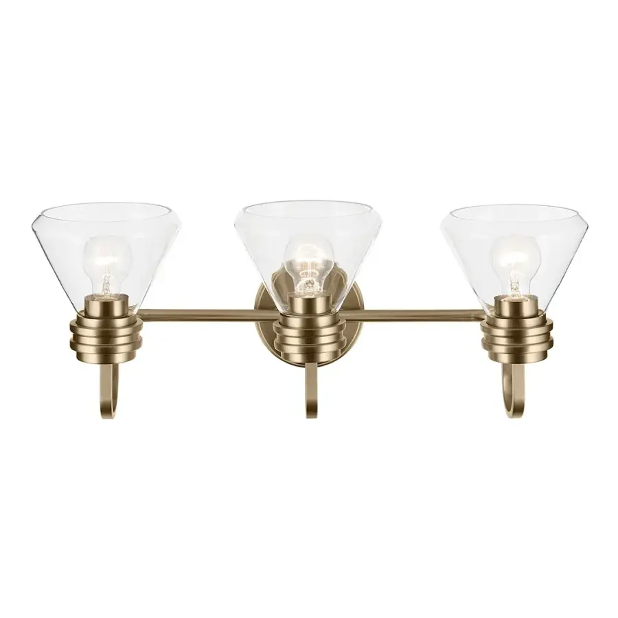 Farum 3-Light Vanity Light in Champagne Bronze - Image 2