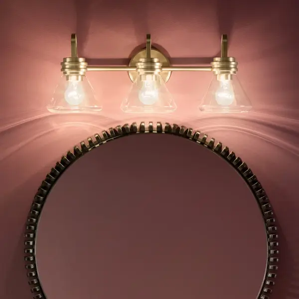 Farum 3-Light Vanity Light in Champagne Bronze - Image 4