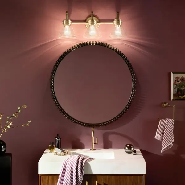 Farum 3-Light Vanity Light in Champagne Bronze - Image 6