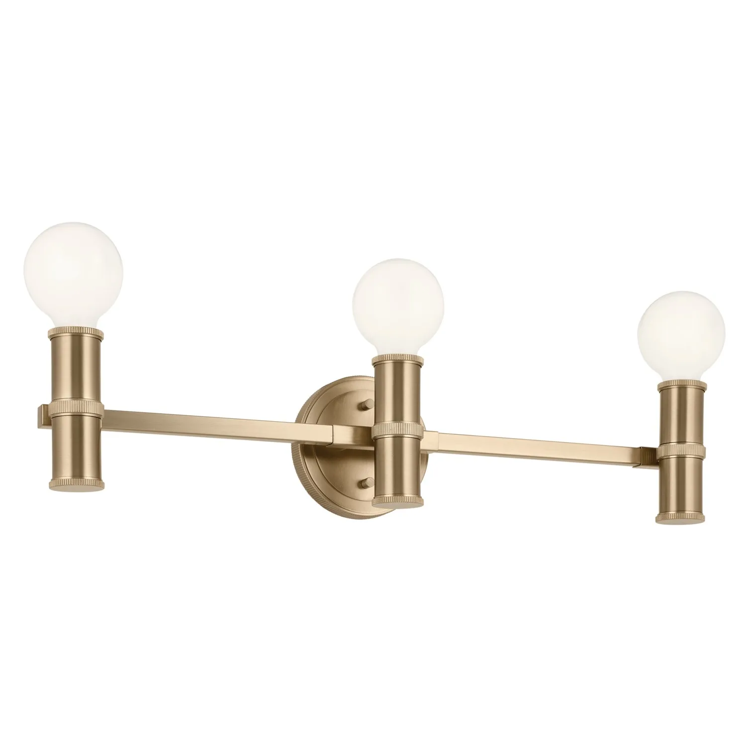 Torche 3-Light Bath Vanity in Champagne Bronze