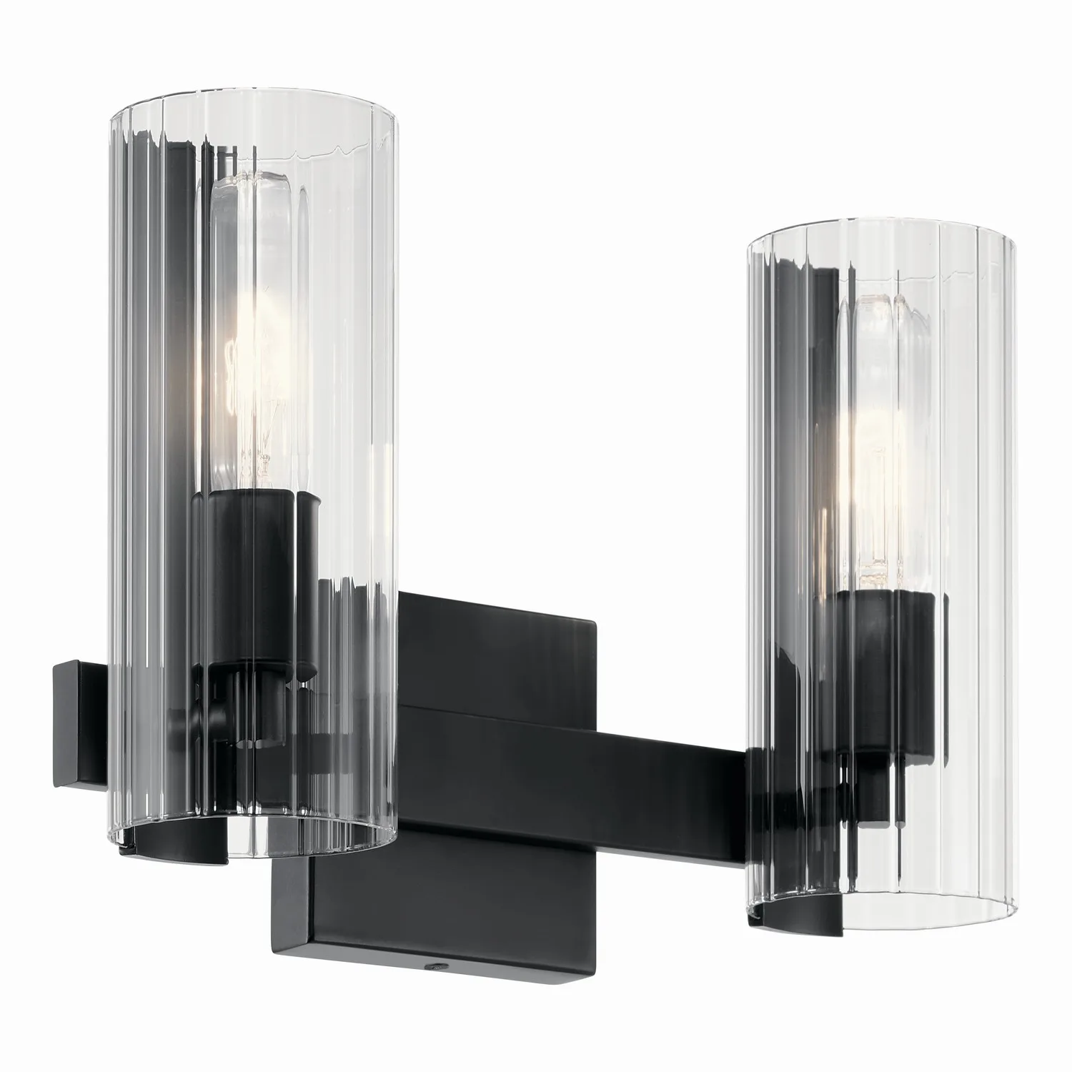 Jemsa Two Light Vanity in Black