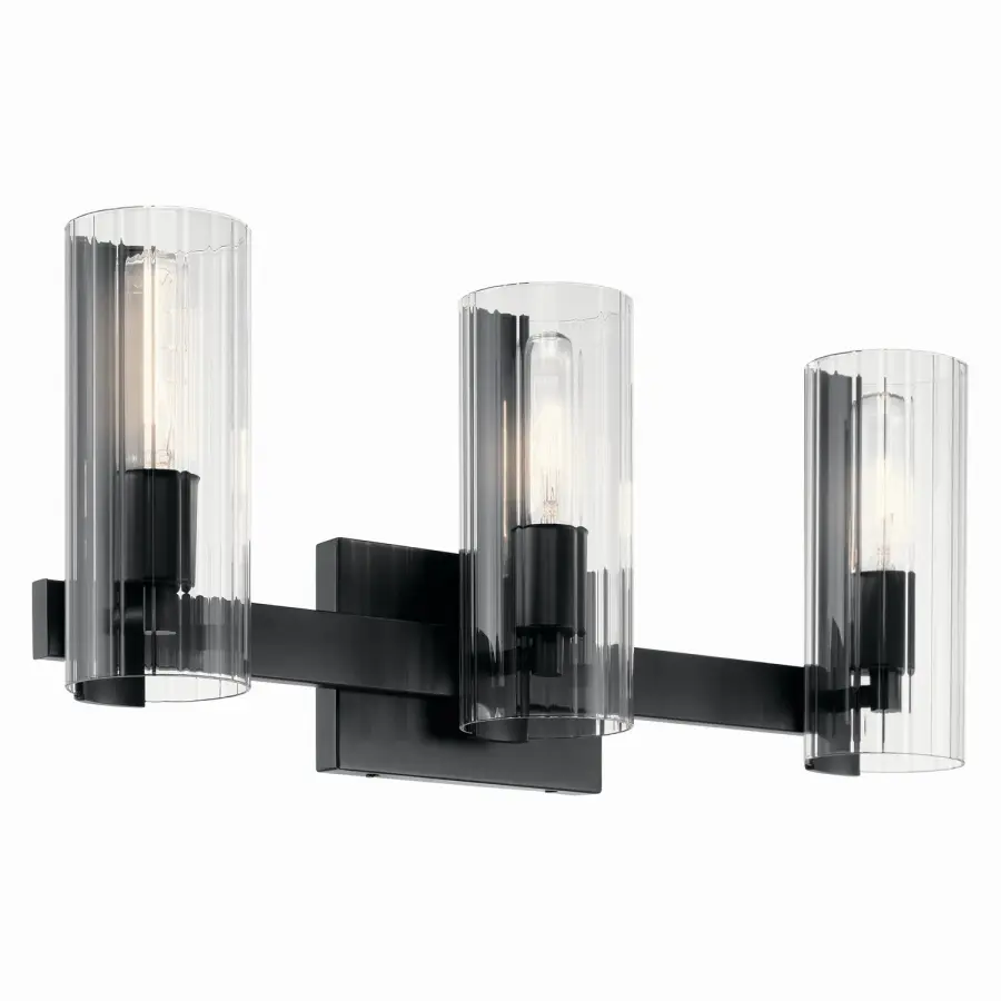 Jemsa 3-Light Vanity in Black