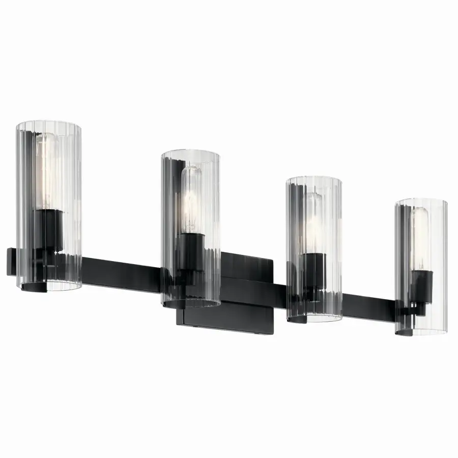 Jemsa 4-Light Vanity in Black