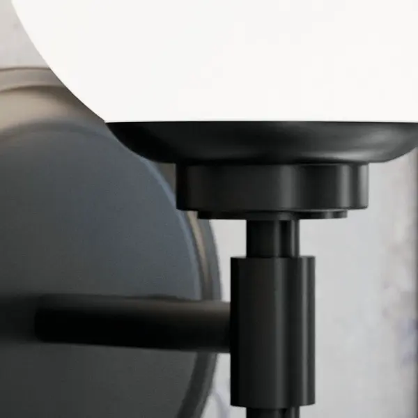 Benno Wall Sconce in Black - Image 5