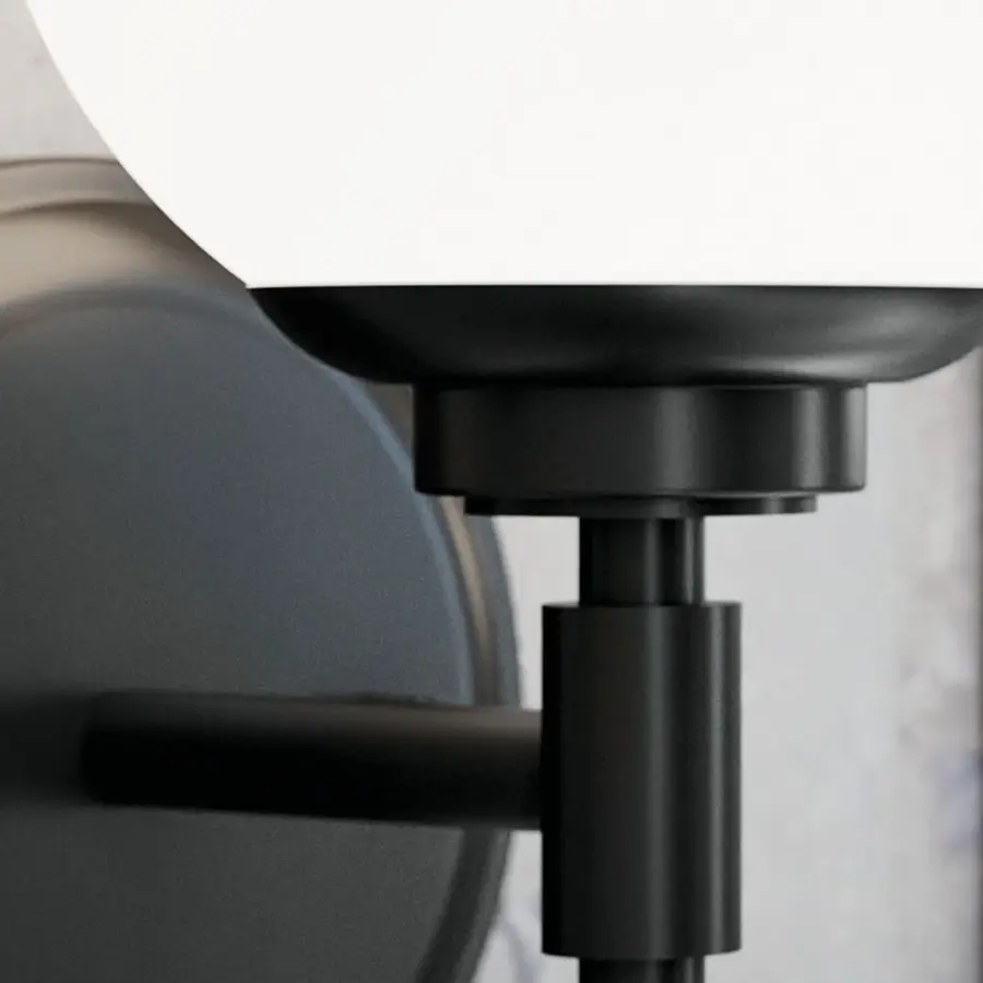 Benno Wall Sconce in Black - Image 5