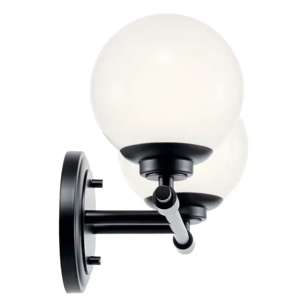 Benno 2-Light Vanity Light in Black - Image 5