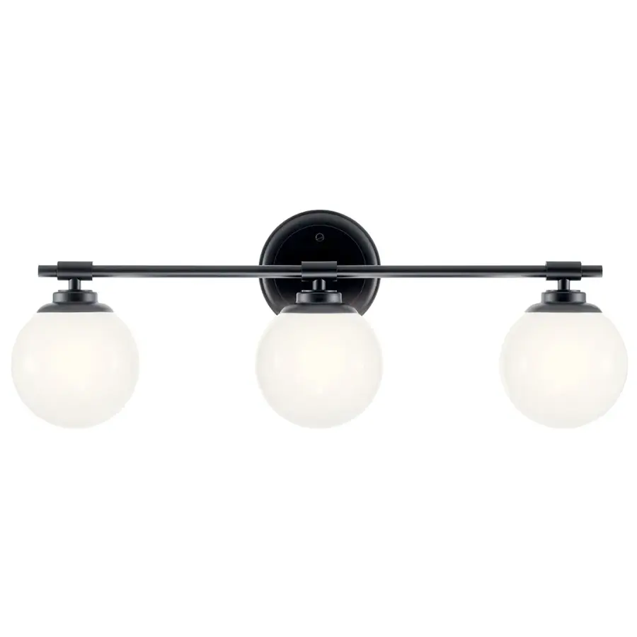 Benno 3-Light Vanity Light in Black - Image 2