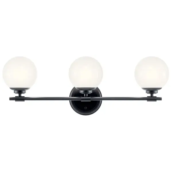 Benno 3-Light Vanity Light in Black - Image 4