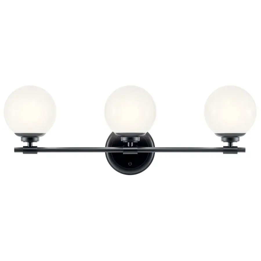 Benno 3-Light Vanity Light in Black - Image 4
