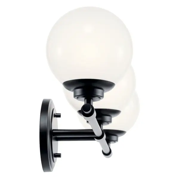 Benno 3-Light Vanity Light in Black - Image 5