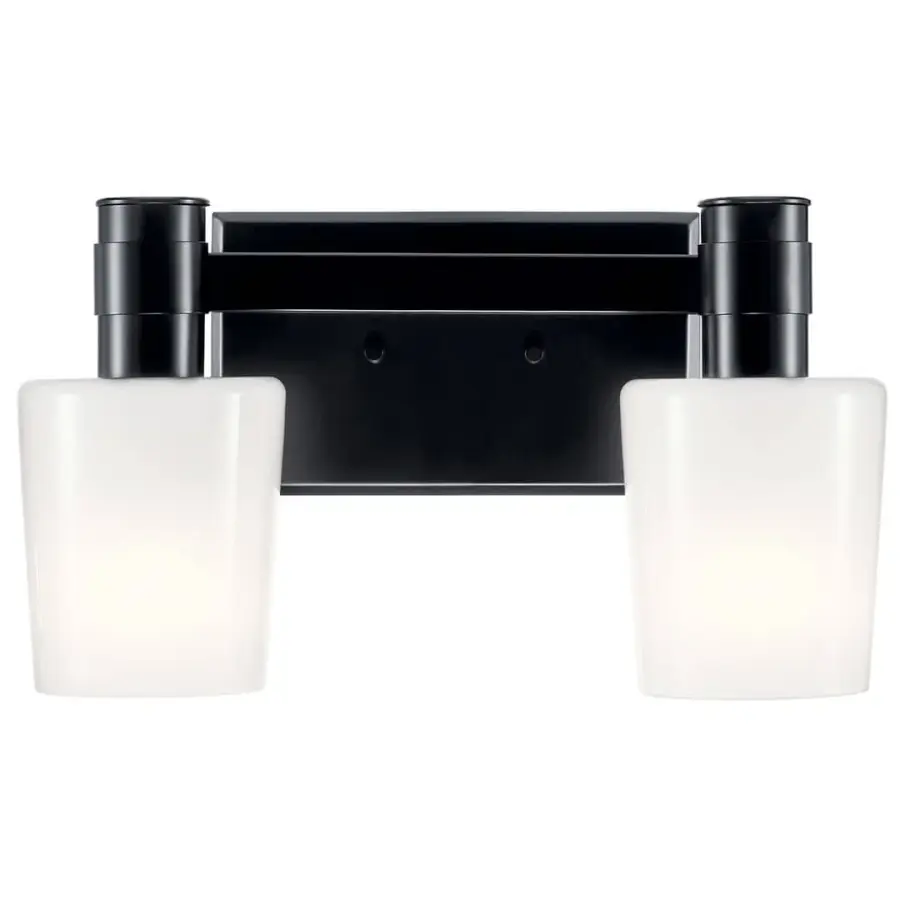 Adani 2-Light Vanity Light in Black - Image 2