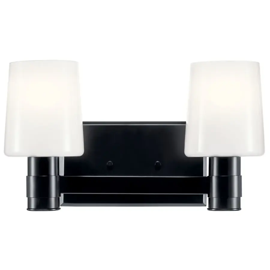 Adani 2-Light Vanity Light in Black - Image 4