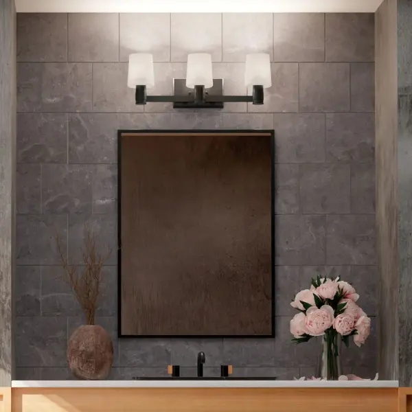 Adani 3-Light Vanity Light in Black - Image 4