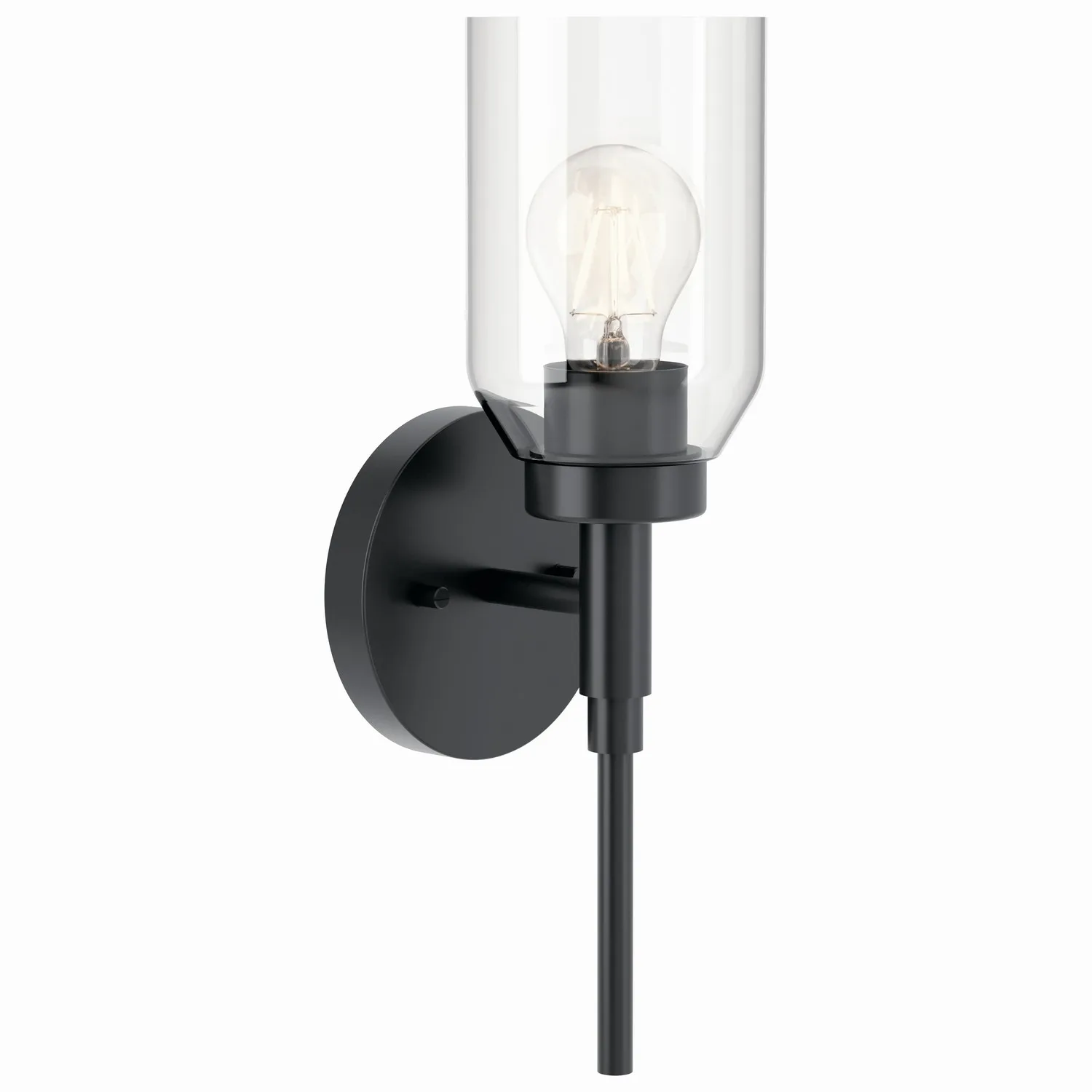 Madden One Light Wall Sconce in Black