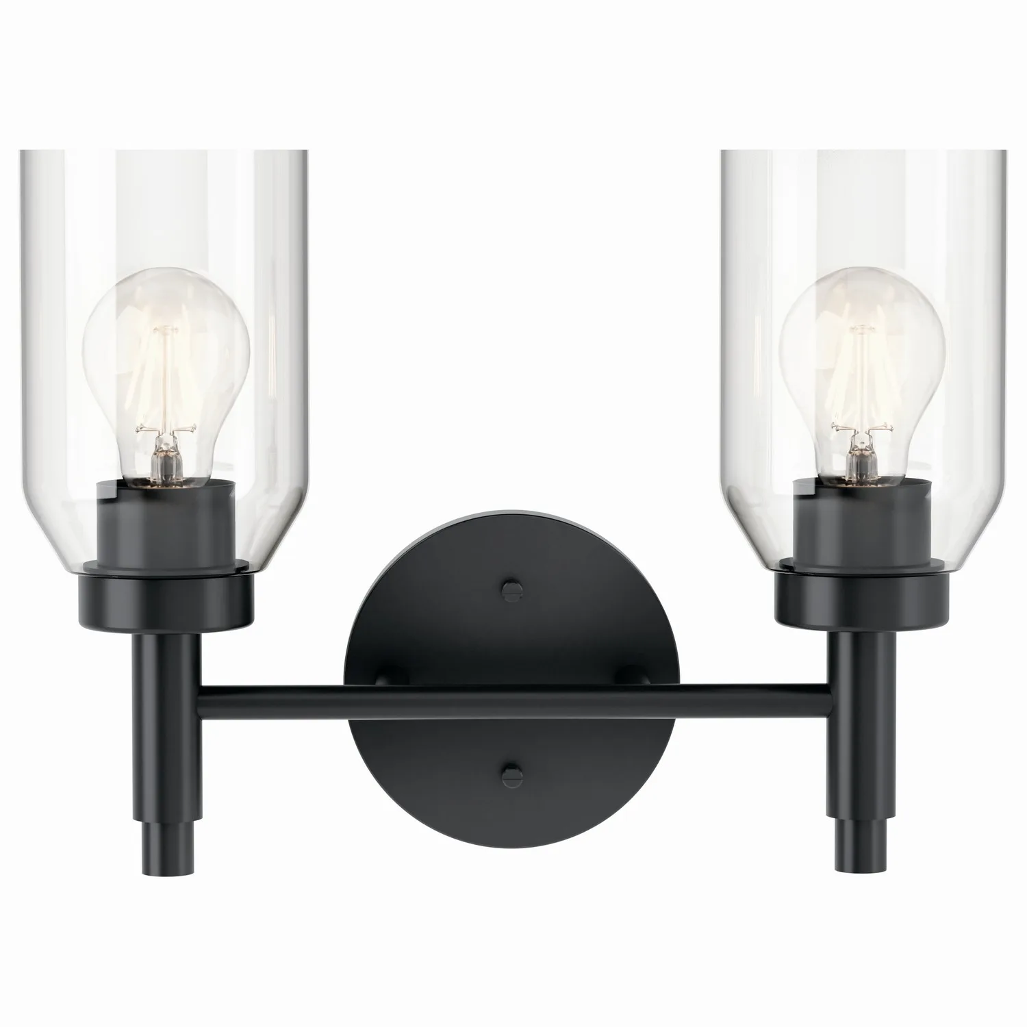 Madden Two Light Vanity in Black