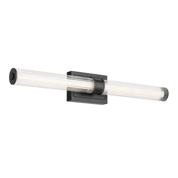 Laurene LED Linear Bath Light in Black