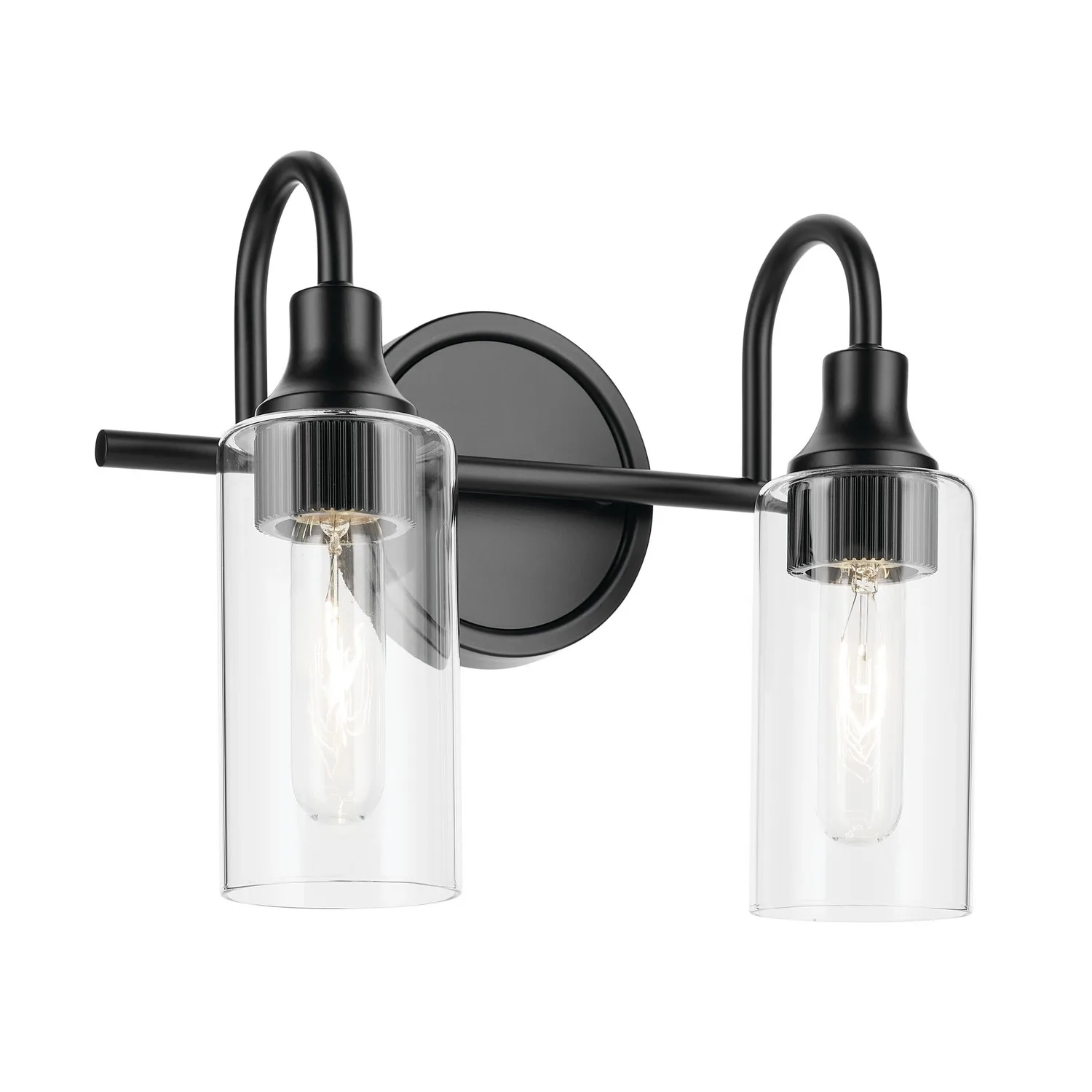 Kavi Two Light Bath Vanity in Black