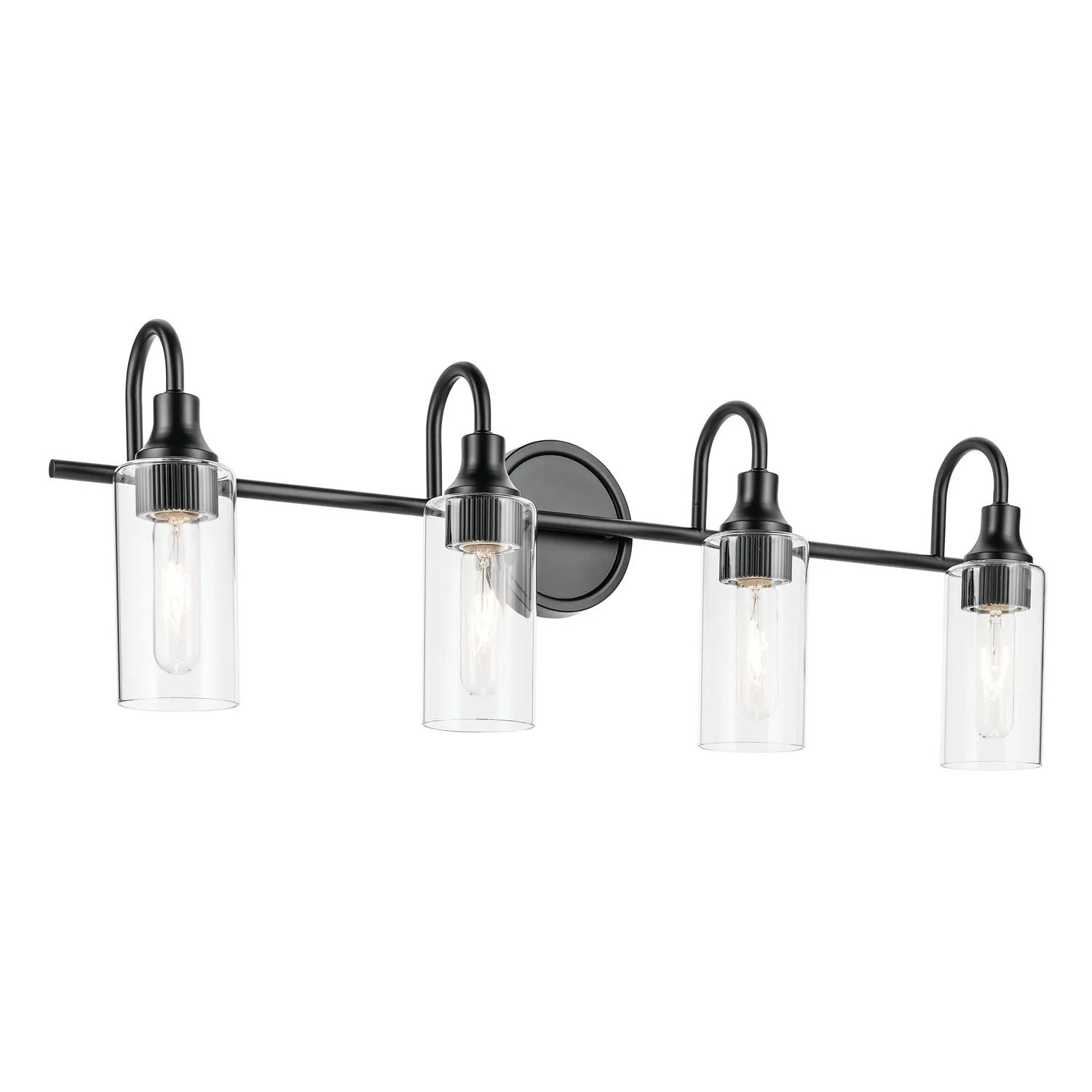 Kavi 4-Light Vanity Light in Black