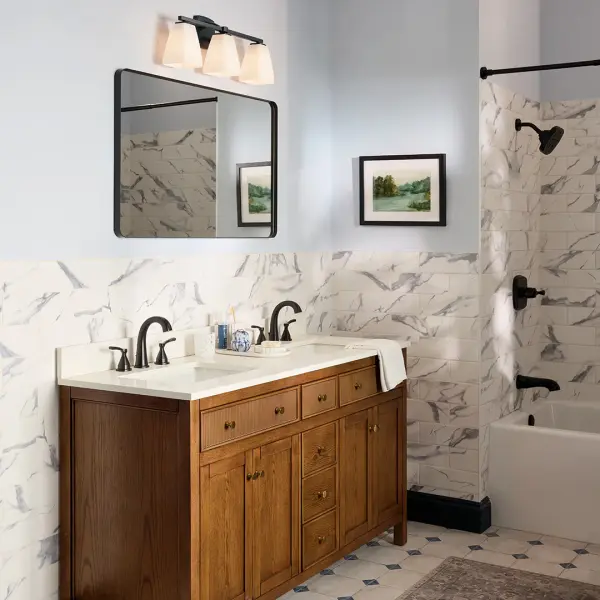 Marant 3-Light Vanity Light in Black - Image 7