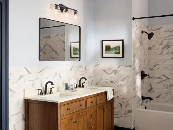 Marant 3-Light Vanity Light in Black - Image 7