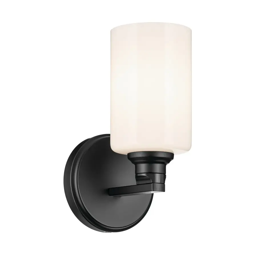 Gioe One Light Wall Sconce in Black