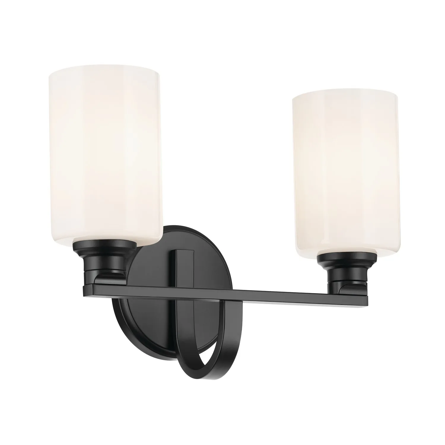 Gioe Two Light Bath Vanity in Black