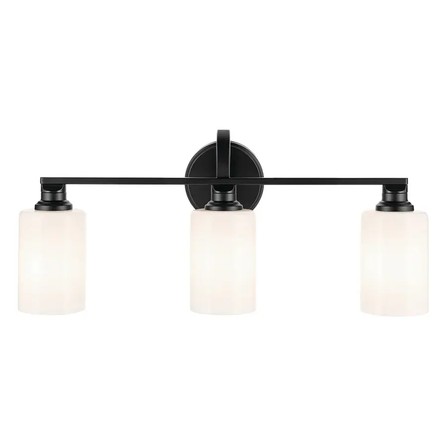 Gioe 3-Light Vanity Light in Black - Image 2