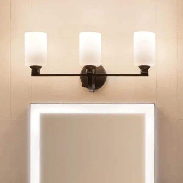 Gioe 3-Light Vanity Light in Black - Image 5
