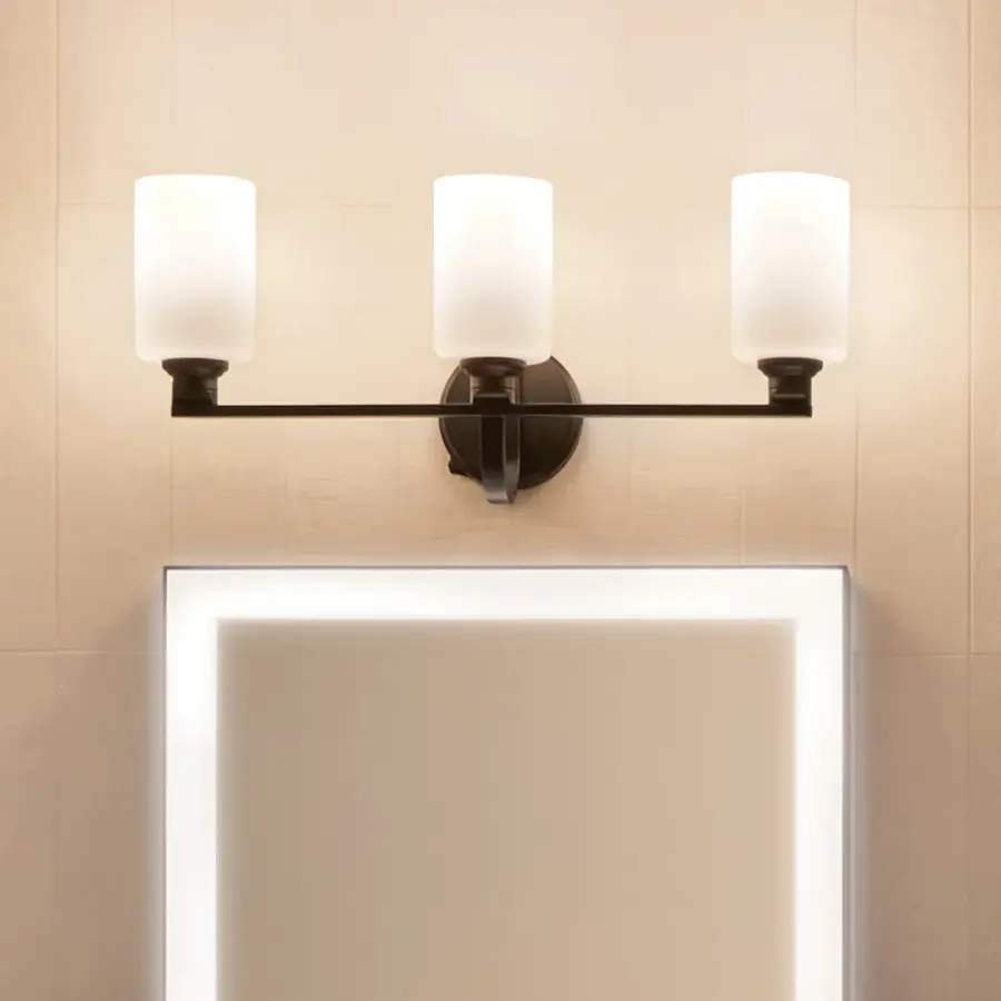 Gioe 3-Light Vanity Light in Black - Image 5