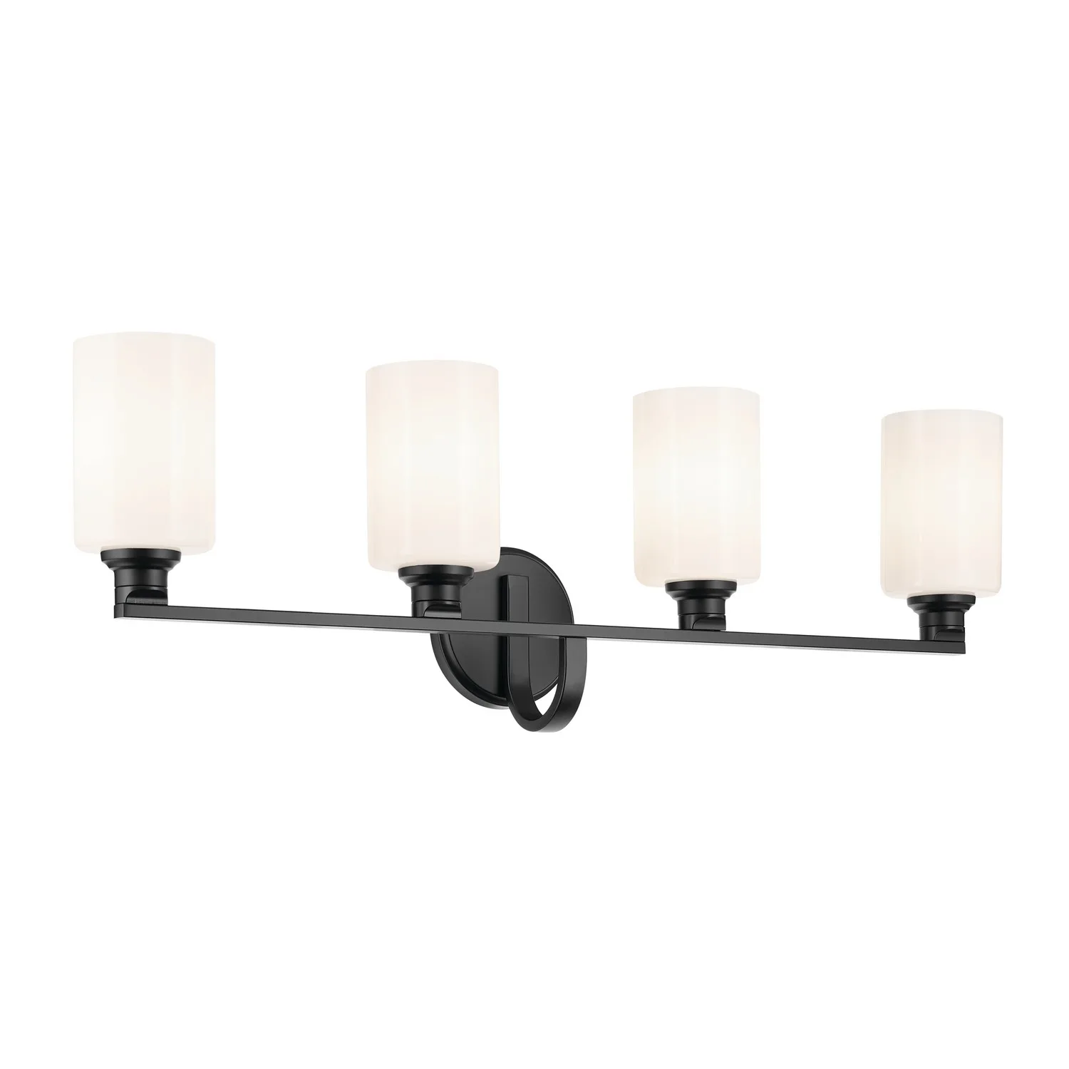 Gioe 4-Light Vanity Light in Black