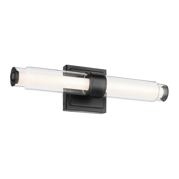 Laurene LED Bath Bar in Black